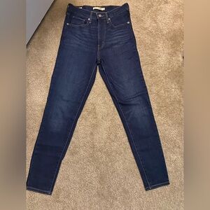 Levi's Women’s Dark Indigo Mile High Skinny Jeans